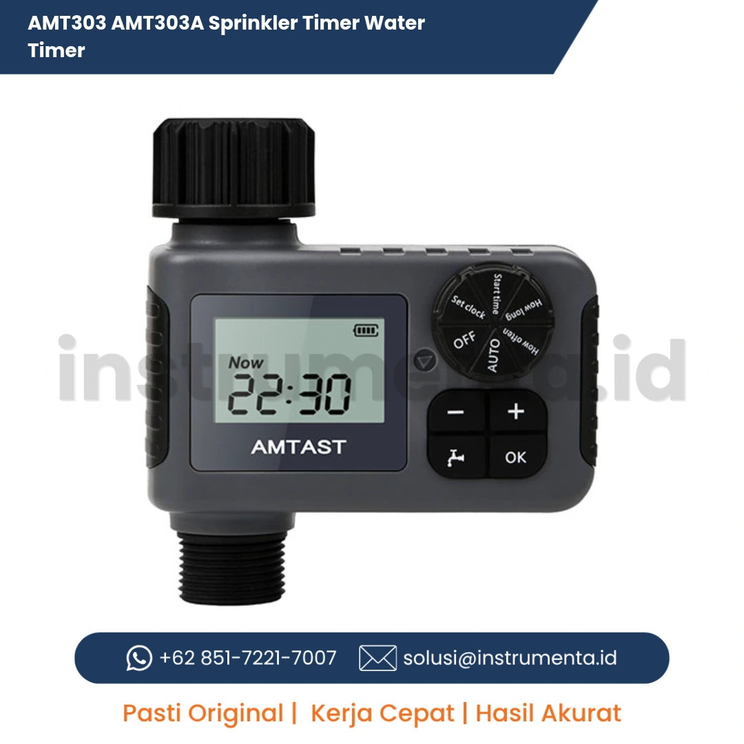 Official Supplier AMT303 AMT303A Sprinkler Timer Water Timer Pengatur Siraman Air Irigasi Otomatis Digital